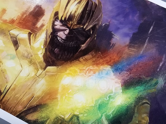 Thanos (Marvel) Art Print by Christopher Clark