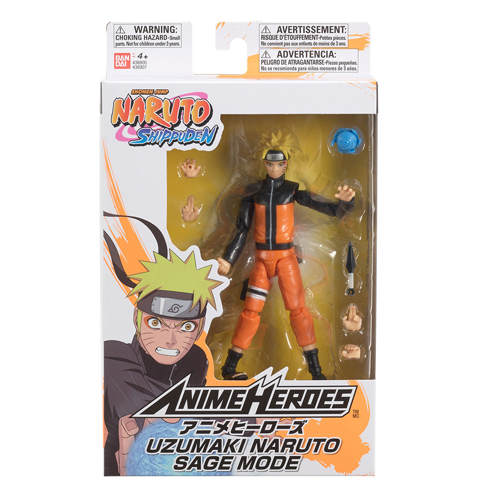 Naruto Uzumaki Sage Mode (Naruto Shippuden) Anime Heroes Action Figure