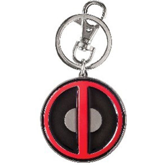 Deadpool Symbol (Marvel) Pewter Keychain