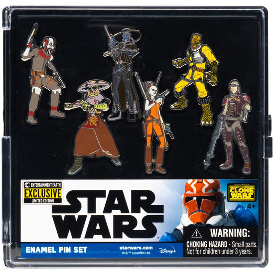 Load image into Gallery viewer, Star Wars: Bounty Hunters 6 Enamel Pin Box Set -EE Exclusive
