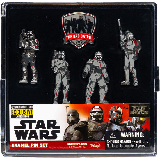 Star Wars: The Bad Batch 5 Enamel Pin Box Set -EE Exclusive