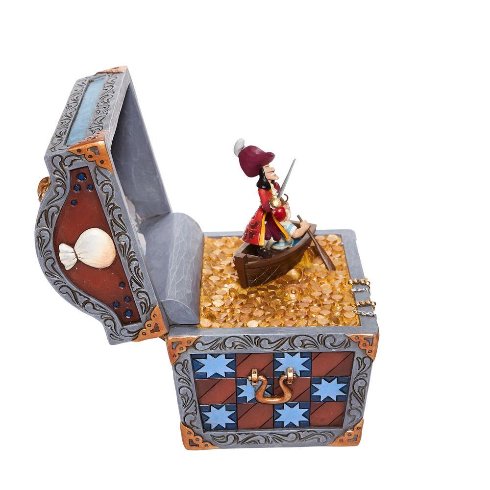 Load image into Gallery viewer, Peter Pan Treasure Chest Scene Jim Shore Disney Traditions Statue
