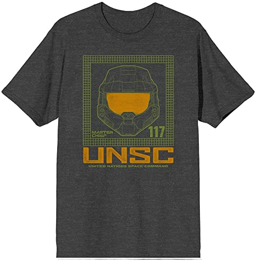Load image into Gallery viewer, Master Chief Halo Charcoal Heather Shirt
