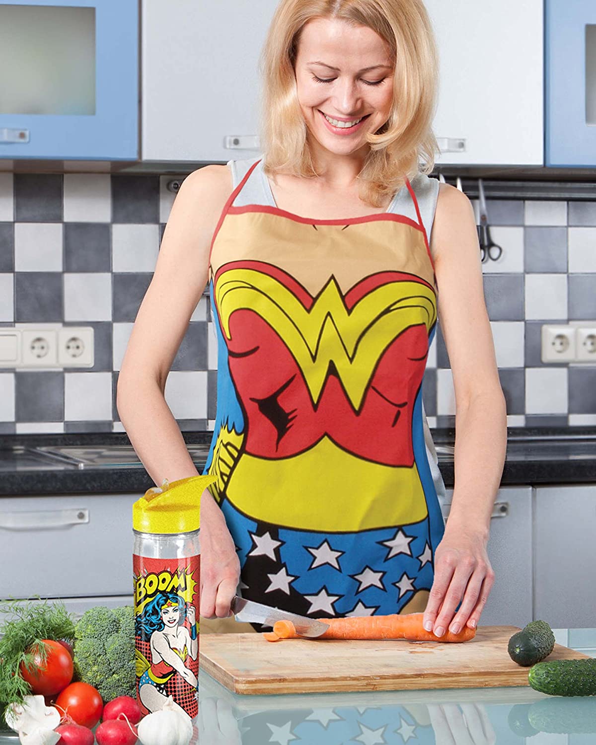 Wonder Woman (DC Comics) Cosplay Kitchen Apron