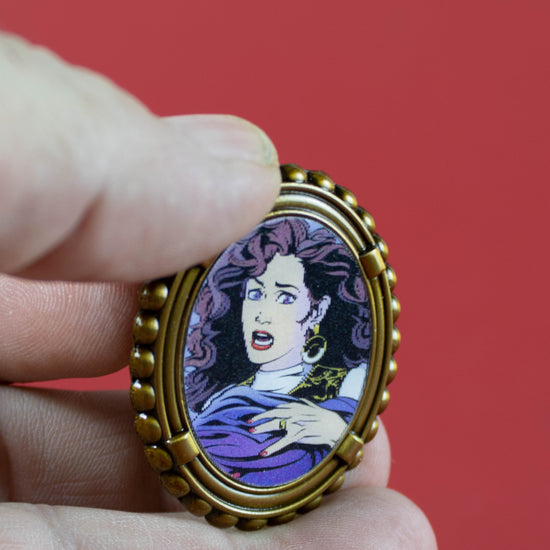Load image into Gallery viewer, Agatha Harkness WandaVision (Marvel) EE Exclusive Lenticular Pin

