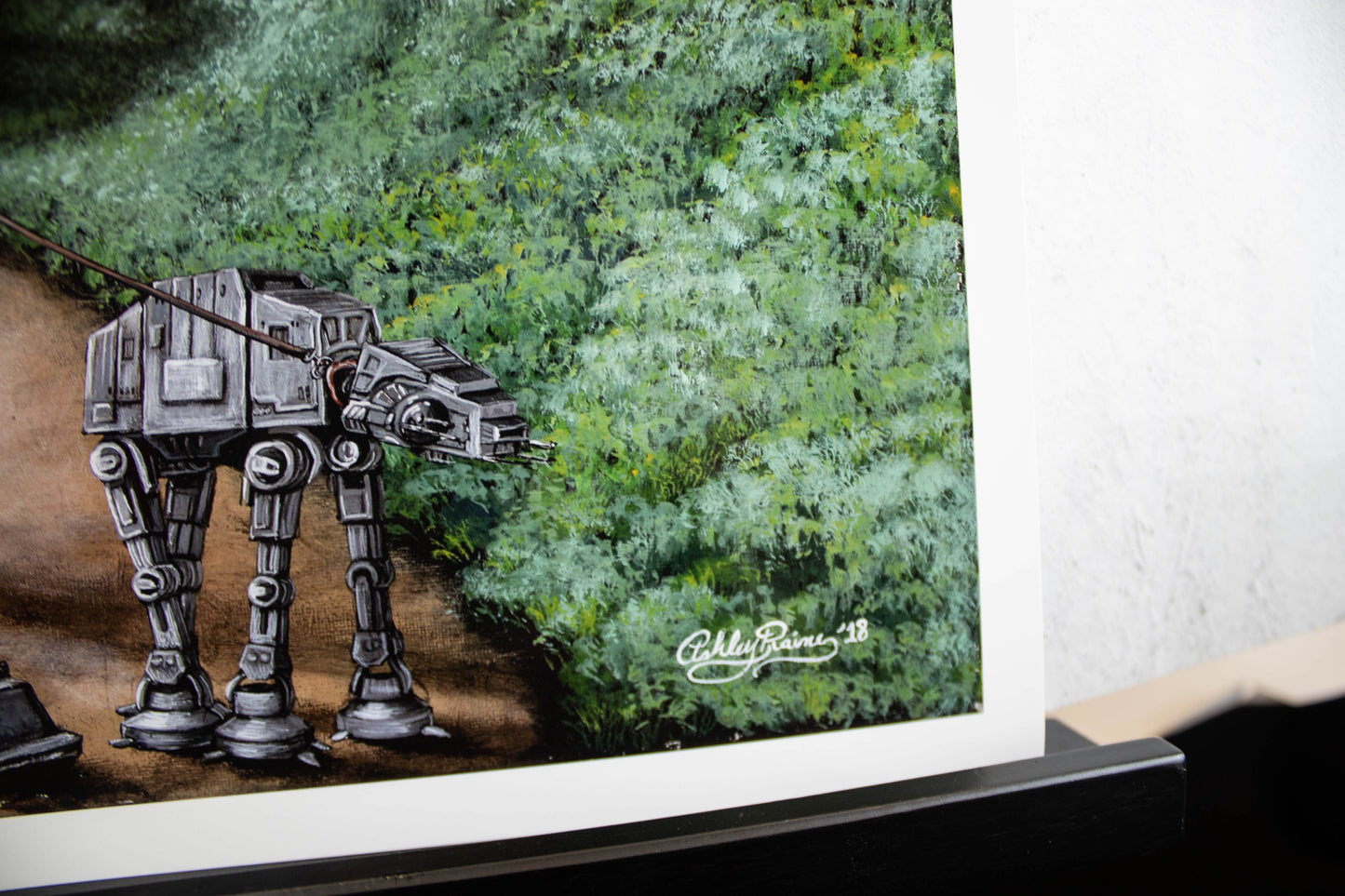 Load image into Gallery viewer, &amp;quot;Imperial Walker&amp;quot; (Star Wars) Imperial Pupper Parody Art Print
