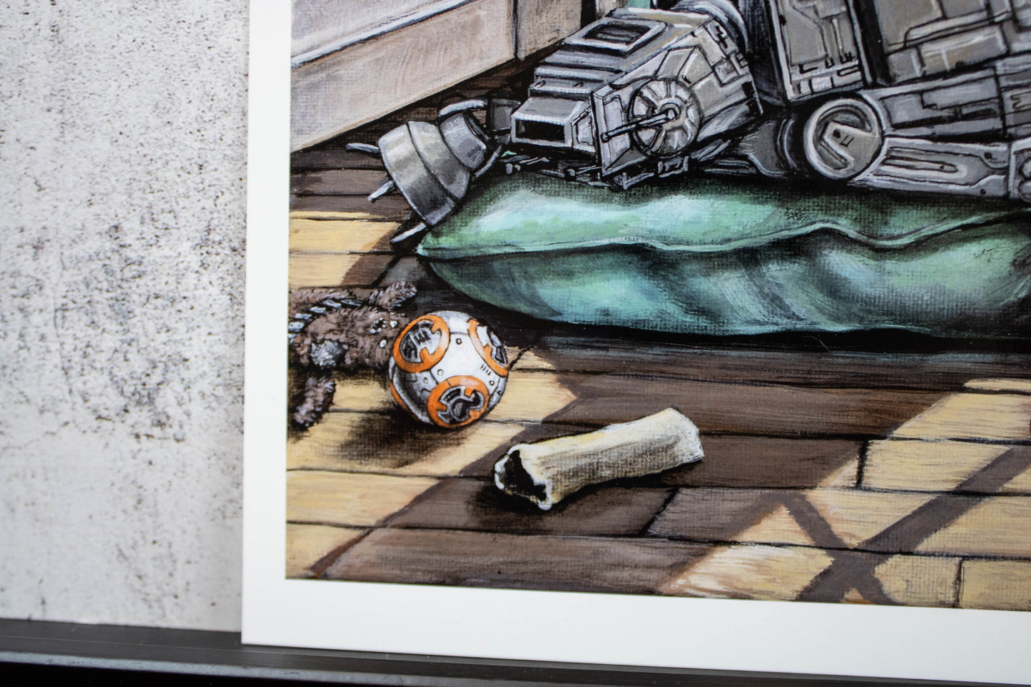 "Imperial Pupper" (Star Wars) Parody Art Print by Ashley Raine