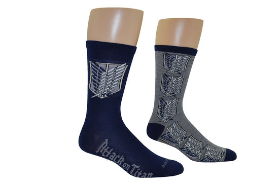 Attack on Titan Scout Regiment 2-Pack Unisex Crew Socks