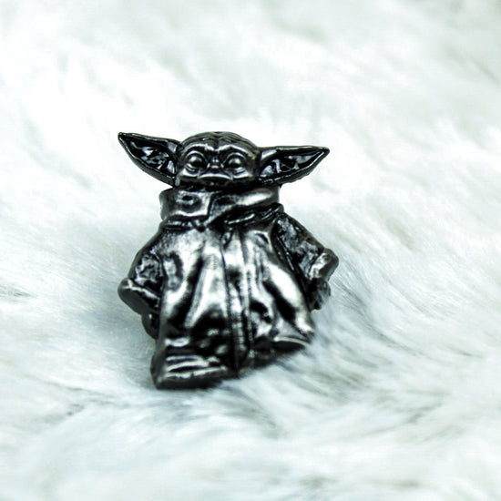 Load image into Gallery viewer, Grogu Baby Yoda Standing (Star Wars) Pewter Pin
