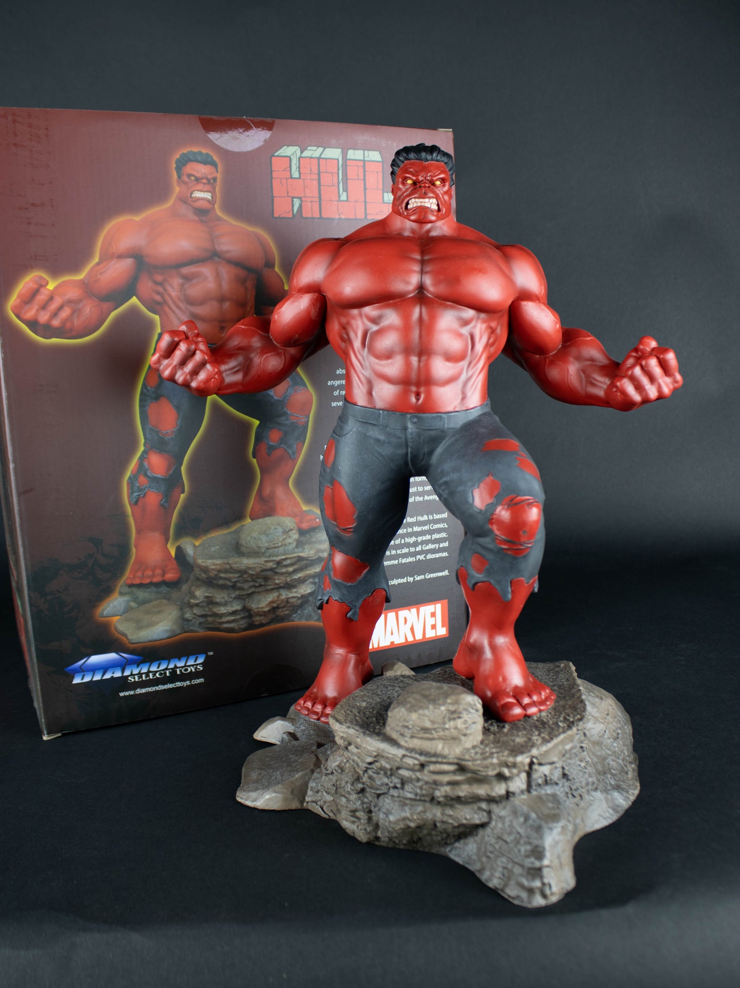 Figurine Marvel Gallery - Deluxe Immortal Hulk 30cm - Diamond