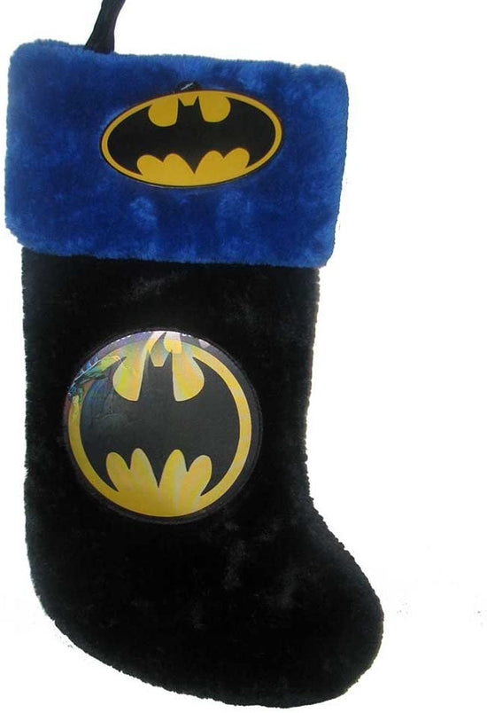 Load image into Gallery viewer, Batman Logo DC Comics 19&amp;quot; Holiday Stocking
