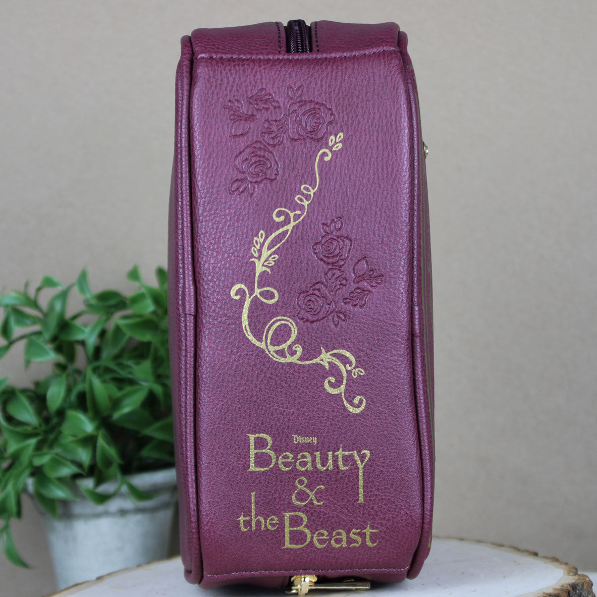 Skygge flydende Bange for at dø Beauty & the Beast Storybook Inspired Disney Cosmetic Travel Pouch –  Collector's Outpost