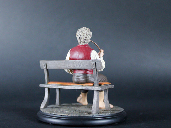 Bilbo Baggins Sitting on the Bench Mini Statue (Lord of the Rings) by Weta Workshop