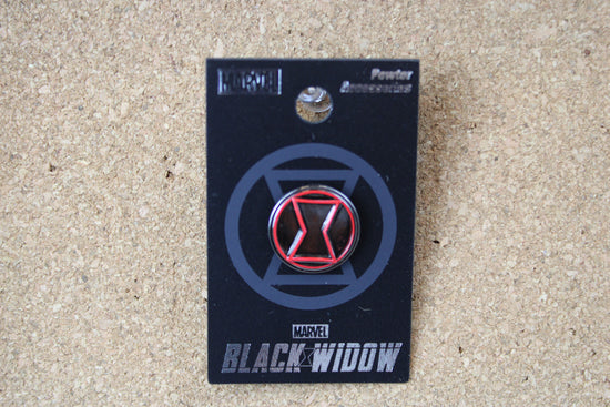 Black Widow Color Logo Marvel Enamel Pin