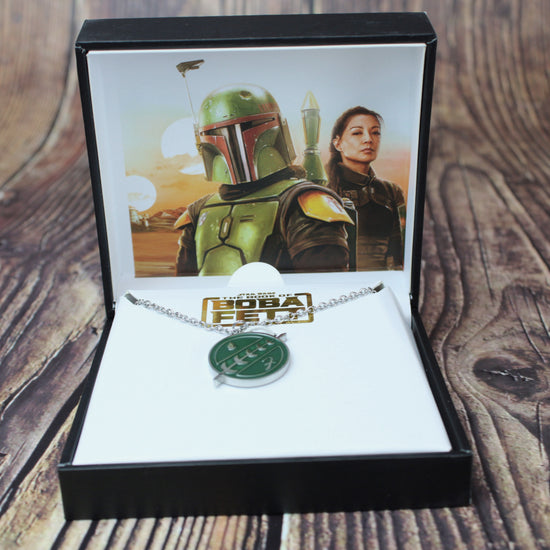 Load image into Gallery viewer, Star Wars: The Book of Boba Fett Unisex Insignia Pendant Necklace
