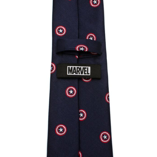 Marvel Captain America Shield Navy Fine Necktie