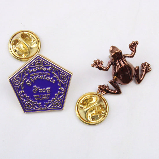 Chocolate Frog (Harry Potter) Enamel Pin Set 2-Pack