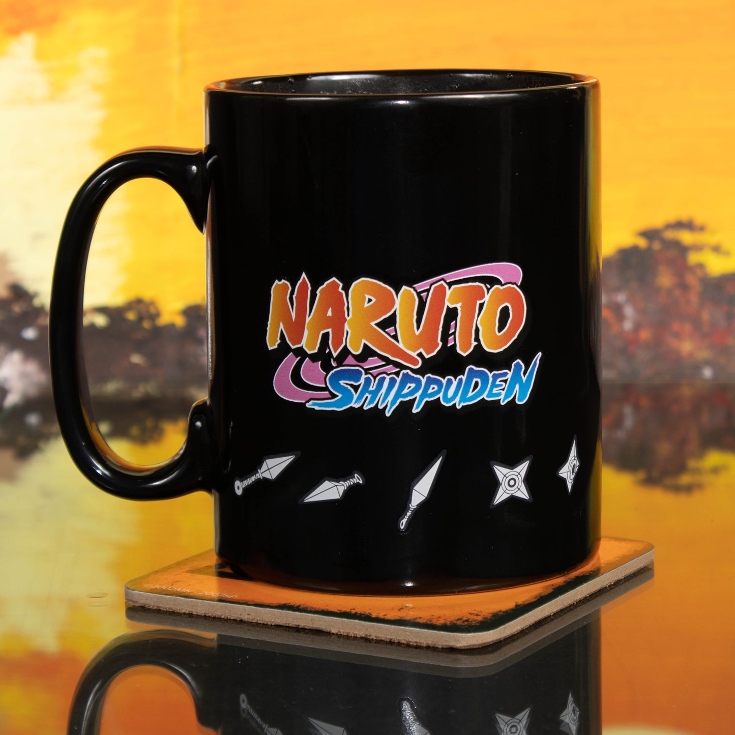 Load image into Gallery viewer, Clone Jutsu Naruto Shippuden Mug &amp;amp; Coaster Gift Set
