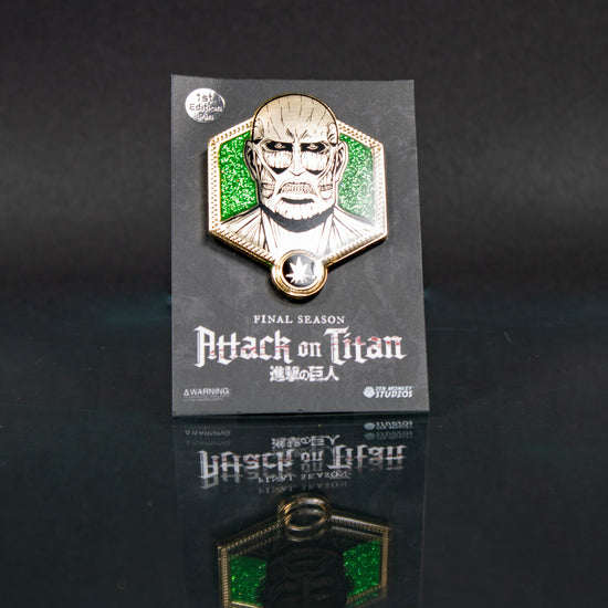 Load image into Gallery viewer, Colossal Titan (Attack on Titan) Golden Series Pin
