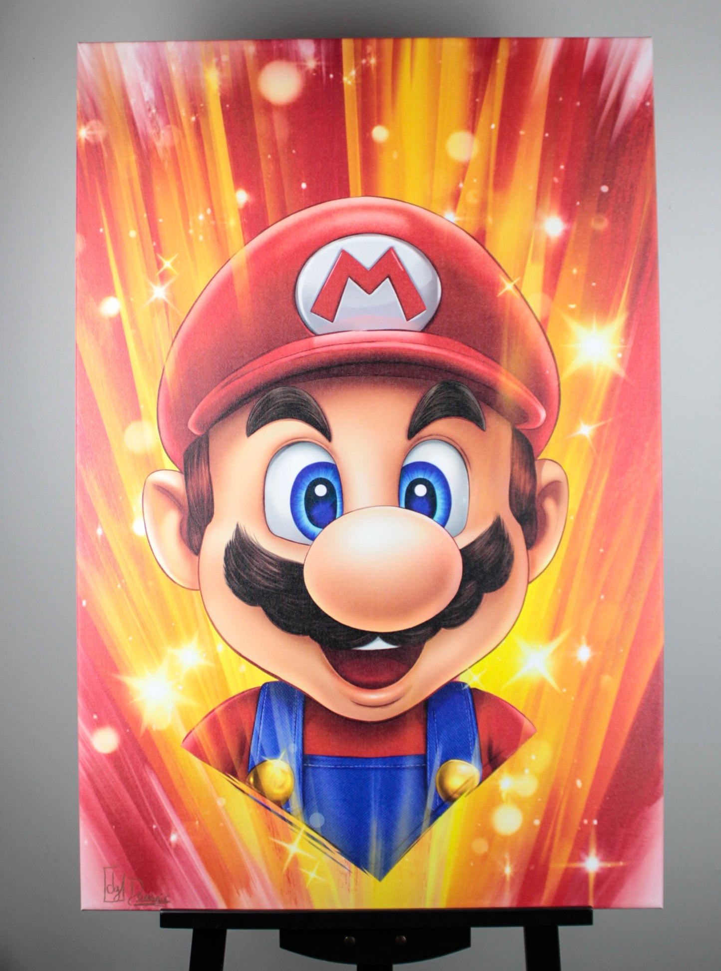 Mario "The Plumber" (Super Mario Bros) Legacy Portrait Art Print