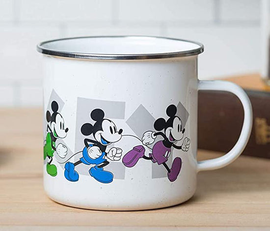 Load image into Gallery viewer, Mickey Mouse Disney Pride 21 oz. Enamel Camper Mug
