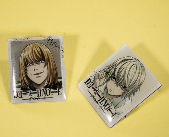 Near & Mello (Death Note) Portrait Pin Set