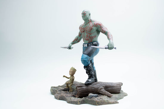 Drax and Baby Groot Guardians of the Galaxy (Marvel) Gallery Statue