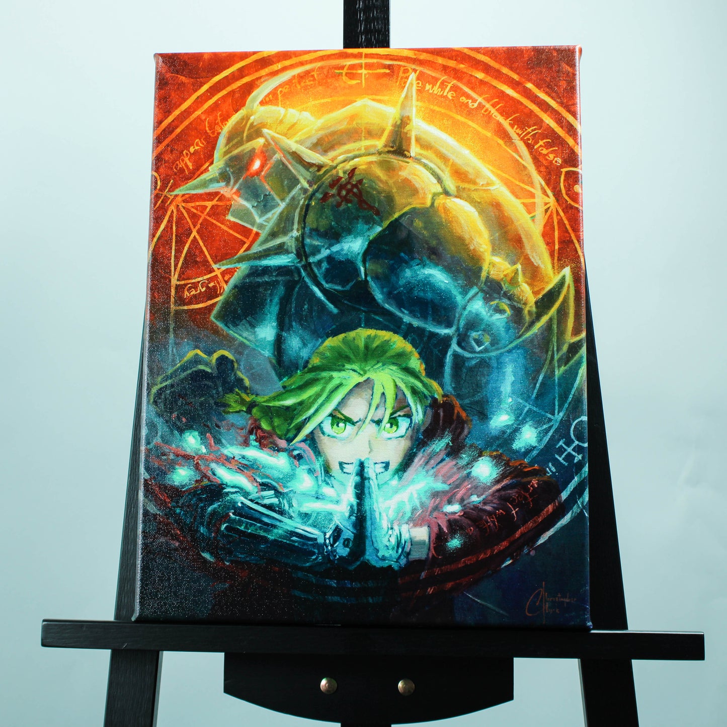 Elric Brothers (Fullmetal Alchemist) Premium Art Print