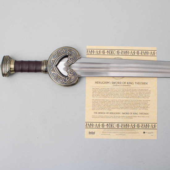 Lord of the Rings King Theoden Sword Steel Replica Herugrim