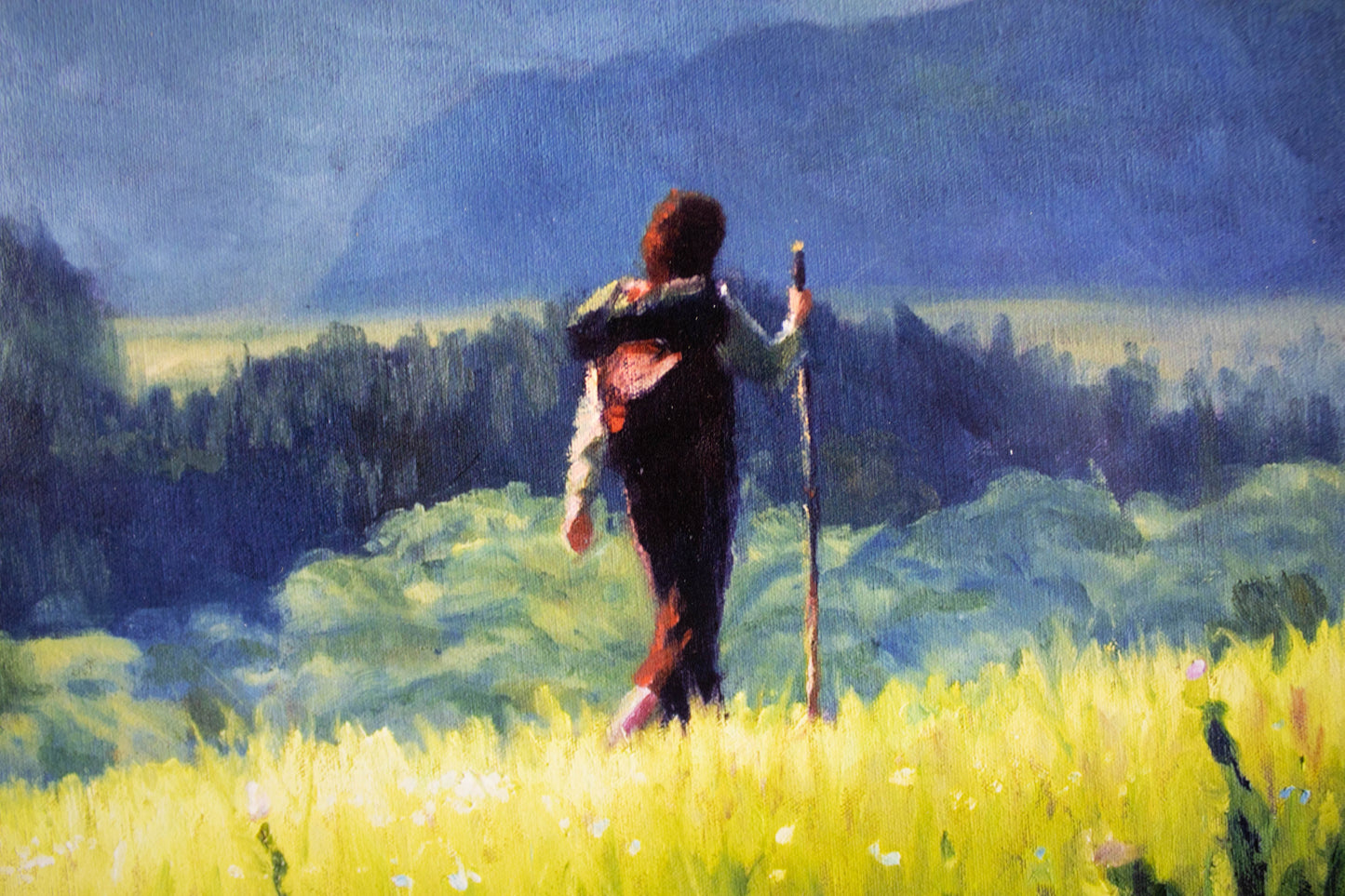 Frodo and Sam's Journey (Lord of the Rings) Premium Art Print