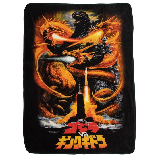 Godzilla vs. King Ghidorah Fleece Throw Blanket