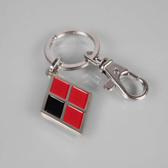 Load image into Gallery viewer, Harley Quinn Logo Keychain
