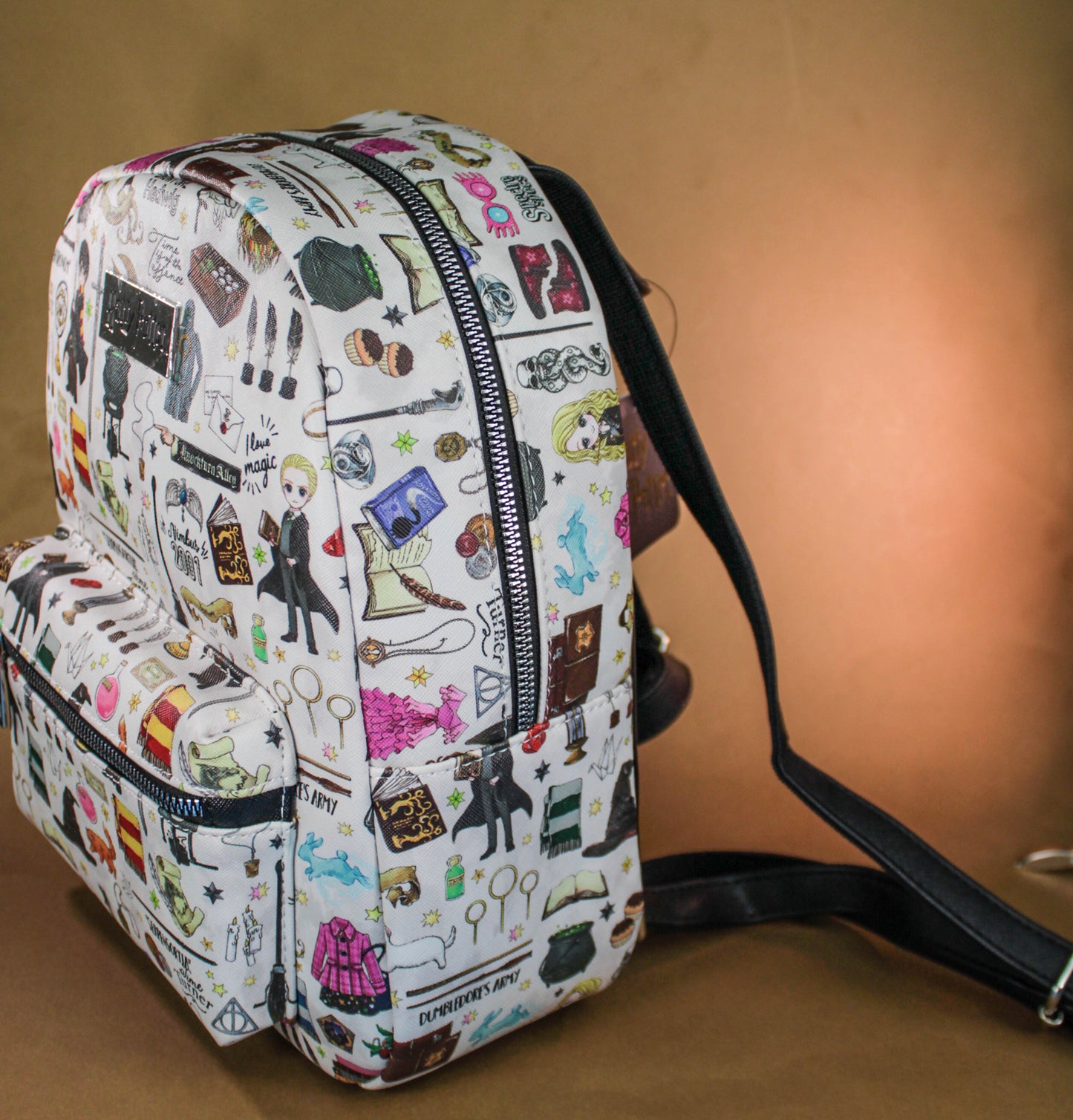 Load image into Gallery viewer, Harry Potter Hogwarts Print Kawaii Anime Style Mini Backpack
