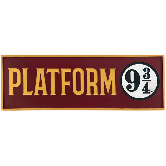 Platform 9 and 3/4 Harry Potter Resin Desk Sign