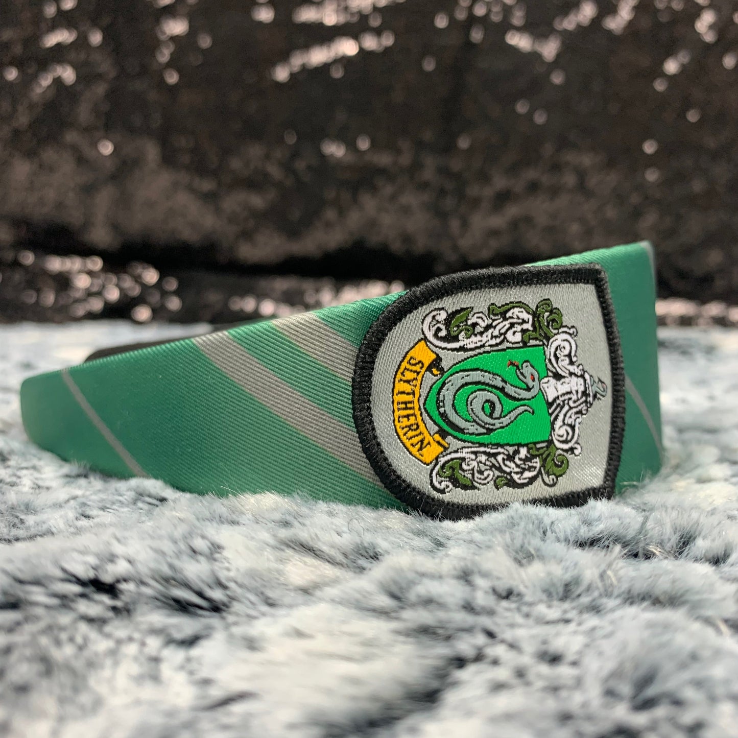 Load image into Gallery viewer, Slytherin Hogwarts House (Harry Potter) Headband
