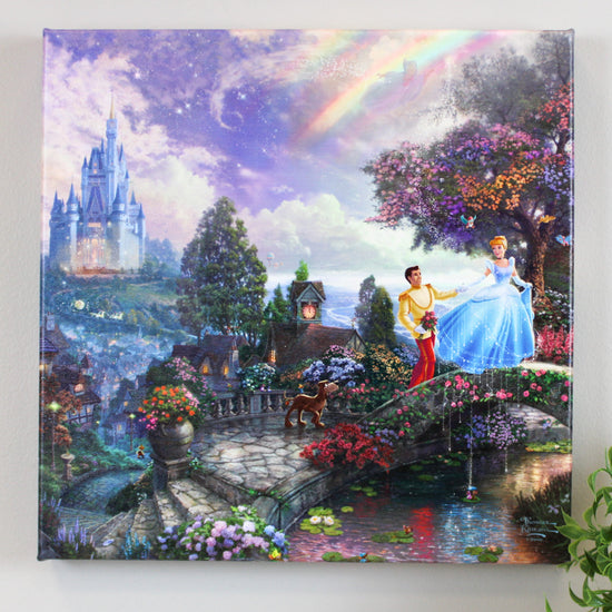 Load image into Gallery viewer, Cinderella Wishes Upon A Dream (Disney) Wrapped Canvas Art Print
