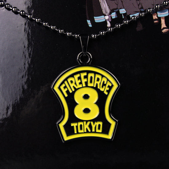Fire Force Company 8 (Fire Force) Enamel Pendant Necklace