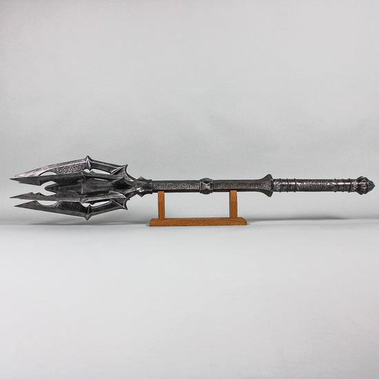 Load image into Gallery viewer, Mace of Sauron and the One Ring (Red Eye Edition with War Banner) Lord of the Rings Replica
