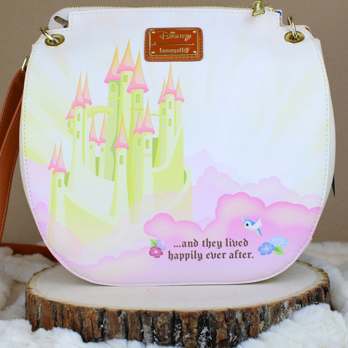 Disney Princess Castle Series Sleeping Beauty Crossbody Bag