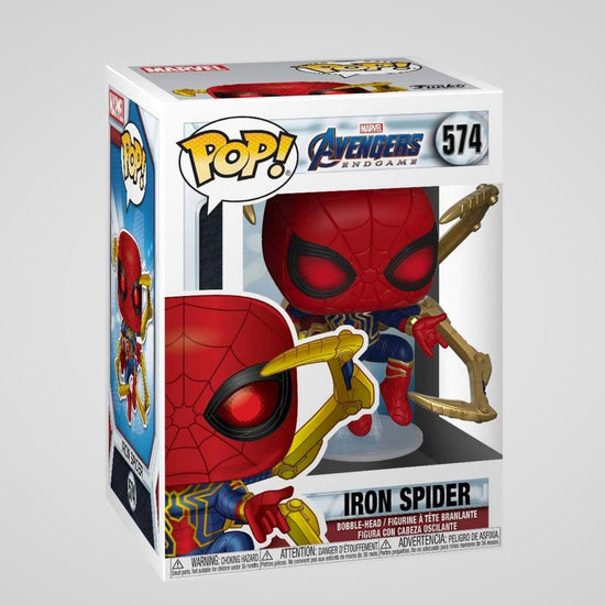 Iron Spider Spider-Man with Nano Infinity Gauntlet (Avengers: Endgame) Marvel Funko Pop! #574