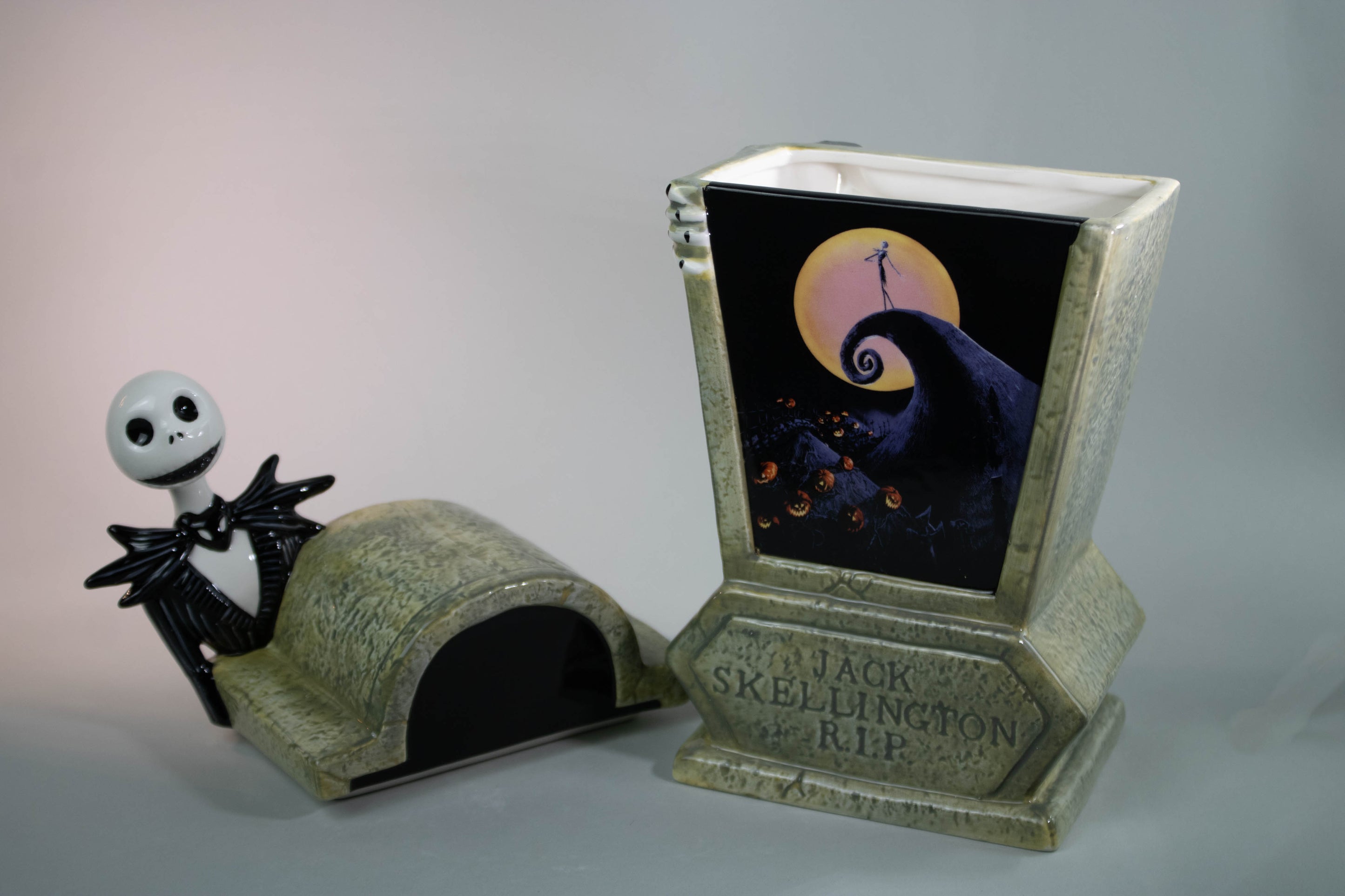 Jack Skellington Tombstone (Nightmare Before Christmas) Sculpted Ceram ...