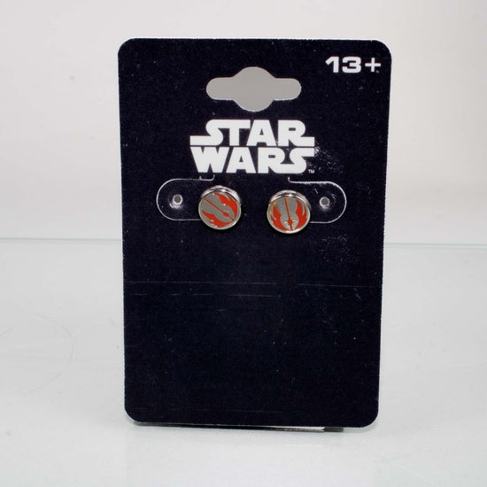 Load image into Gallery viewer, Jedi Symbol (Star Wars) Enamel Stud Earrings
