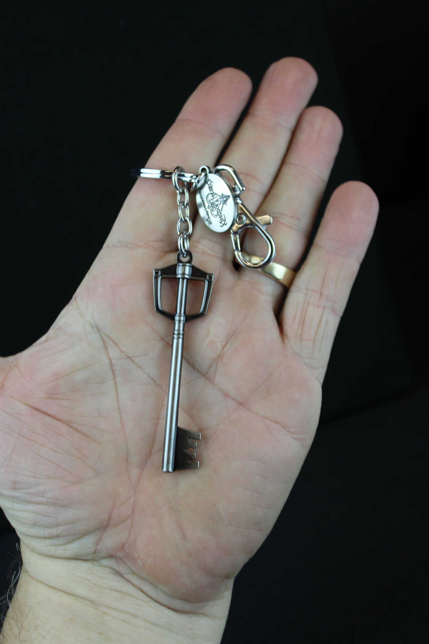 Kingdom Key Sora's Keyblade Pewter Keychain