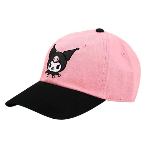 Load image into Gallery viewer, Kuromi Pink and Black Embroidered Hat

