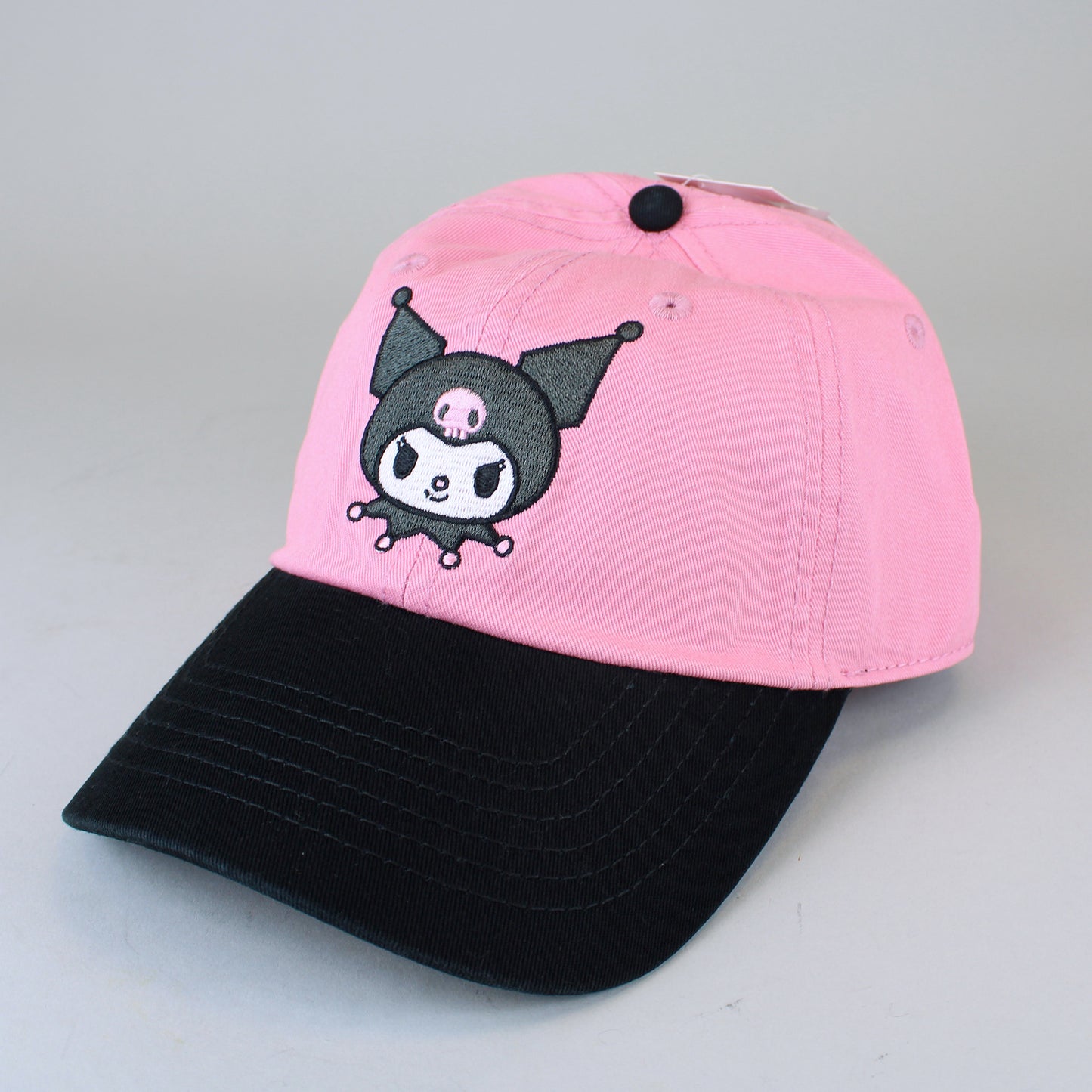 Kuromi (Hello Kitty & Friends) Pink and Black Embroidered Hat