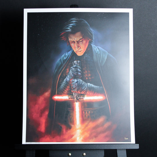 Load image into Gallery viewer, Pull of the Light (Star Wars: The Last Jedi) Premium Art Print
