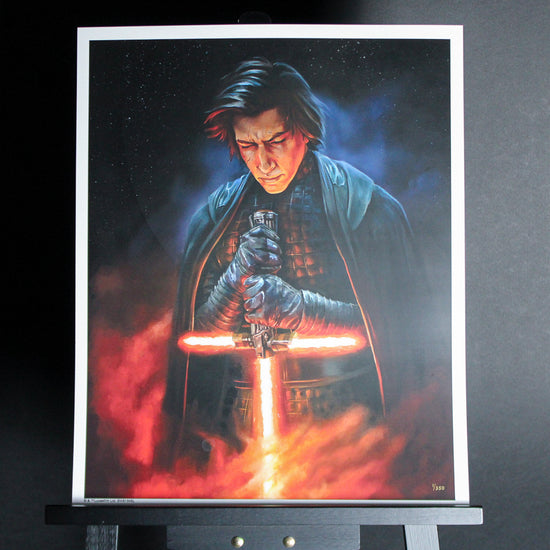 Load image into Gallery viewer, Pull of the Light (Star Wars: The Last Jedi) Premium Art Print
