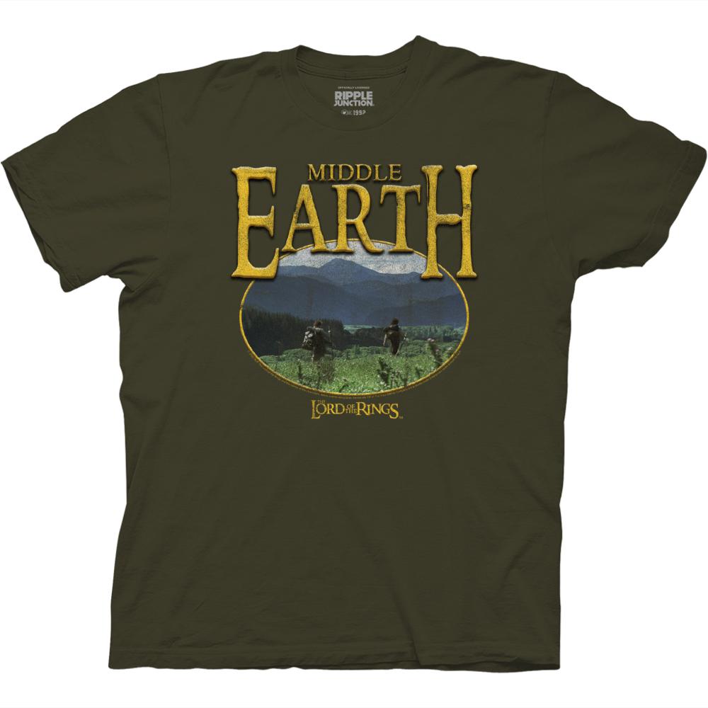 Frodo & Sam's Journey (Lord of the Rings) Green Unisex Shirt