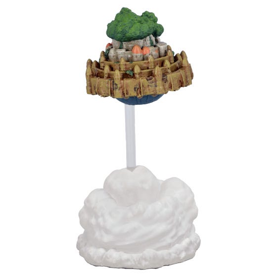 Load image into Gallery viewer, Laputa (Castle In The Sky) Studio Ghibli Miniature Castle Magnetic Paperclip Holder
