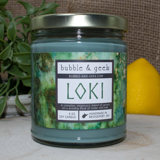 Load image into Gallery viewer, Loki (Marvel Comics) Candle Jar
